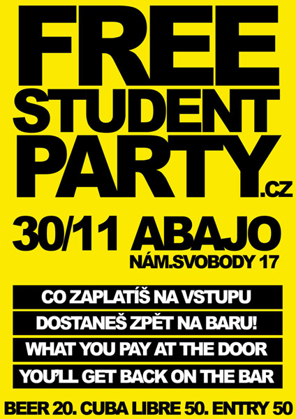 Free Student Party